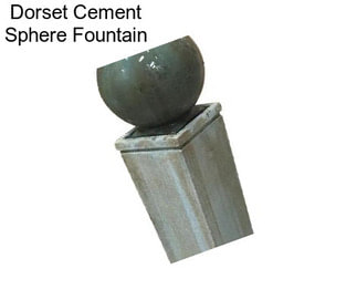 Dorset Cement Sphere Fountain