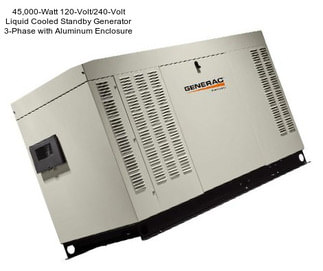 45,000-Watt 120-Volt/240-Volt Liquid Cooled Standby Generator 3-Phase with Aluminum Enclosure