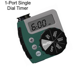 1-Port Single Dial Timer