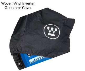 Woven Vinyl Inverter Generator Cover