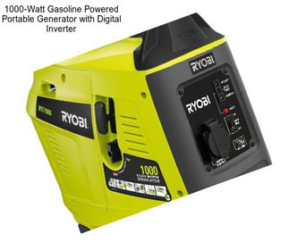 1000-Watt Gasoline Powered Portable Generator with Digital Inverter