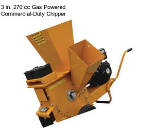 3 in. 270 cc Gas Powered Commercial-Duty Chipper