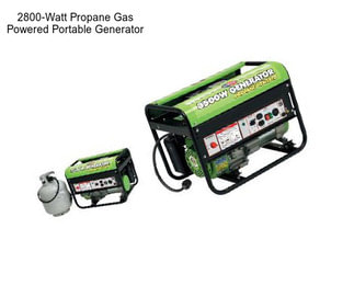2800-Watt Propane Gas Powered Portable Generator
