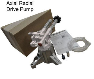 Axial Radial Drive Pump