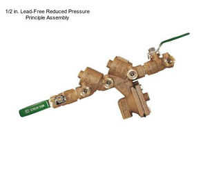 1/2 in. Lead-Free Reduced Pressure Principle Assembly