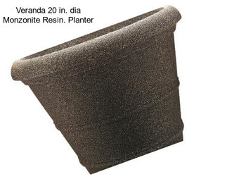 Veranda 20 in. dia Monzonite Resin. Planter