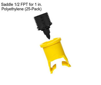 Saddle 1/2 FPT for 1 in. Polyethylene (25-Pack)