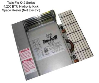 Twin-Flo K42 Series 4,200 BTU Hydronic Kick Space Heater (Not Electric)