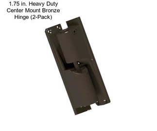1.75 in. Heavy Duty Center Mount Bronze Hinge (2-Pack)