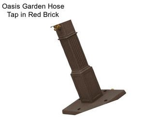 Oasis Garden Hose Tap in Red Brick