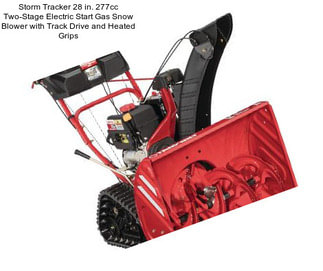 Storm Tracker 28 in. 277cc Two-Stage Electric Start Gas Snow Blower with Track Drive and Heated Grips