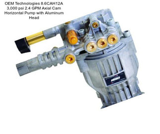 OEM Technologies 8.6CAH12A 3,000 psi 2.4 GPM Axial Cam Horizontal Pump with Aluminum Head