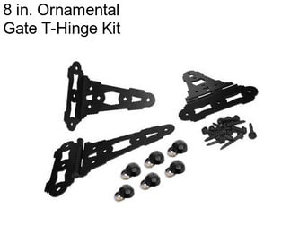 8 in. Ornamental Gate T-Hinge Kit