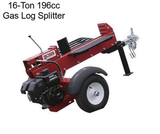 16-Ton 196cc Gas Log Splitter