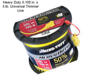 Heavy Duty 0.105 in. x 3 lb. Universal Trimmer Line