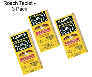 Roach Tablet - 3 Pack