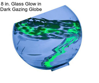 8 in. Glass Glow in Dark Gazing Globe