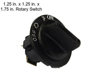 1.25 in. x 1.25 in. x 1.75 in. Rotary Switch