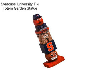 Syracuse University Tiki Totem Garden Statue