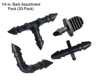 1/4 in. Barb Assortment Pack (30-Pack)