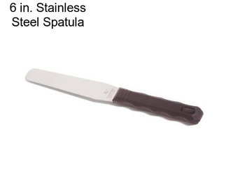 6 in. Stainless Steel Spatula
