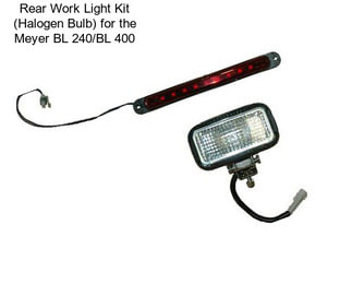 Rear Work Light Kit (Halogen Bulb) for the Meyer BL 240/BL 400