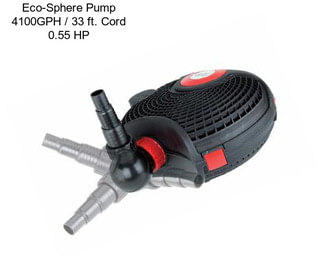 Eco-Sphere Pump 4100GPH / 33 ft. Cord 0.55 HP
