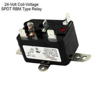 24-Volt Coil-Voltage SPDT RBM Type Relay