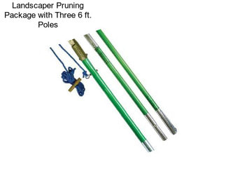 Landscaper Pruning Package with Three 6 ft. Poles