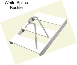 White Splice Buckle