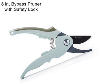 8 in. Bypass Pruner with Safety Lock