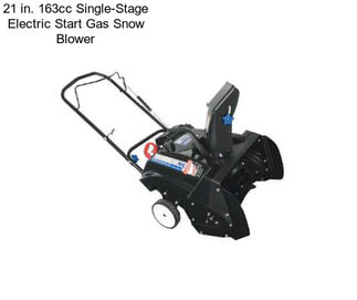 21 in. 163cc Single-Stage Electric Start Gas Snow Blower