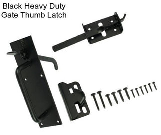 Black Heavy Duty Gate Thumb Latch