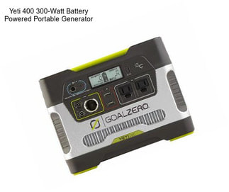 Yeti 400 300-Watt Battery Powered Portable Generator