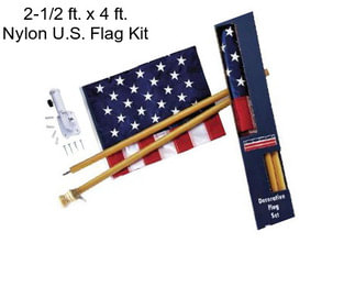 2-1/2 ft. x 4 ft. Nylon U.S. Flag Kit