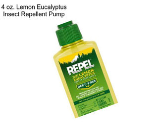 4 oz. Lemon Eucalyptus Insect Repellent Pump