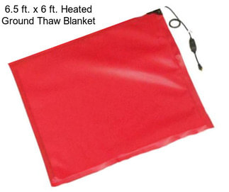 6.5 ft. x 6 ft. Heated Ground Thaw Blanket