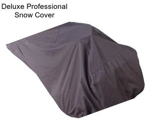 Deluxe Professional Snow Cover