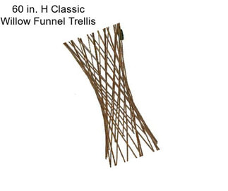 60 in. H Classic Willow Funnel Trellis