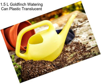 1.5 L Goldfinch Watering Can Plastic Translucent