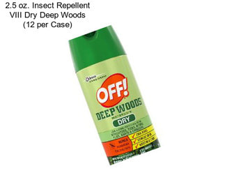 2.5 oz. Insect Repellent VIII Dry Deep Woods (12 per Case)