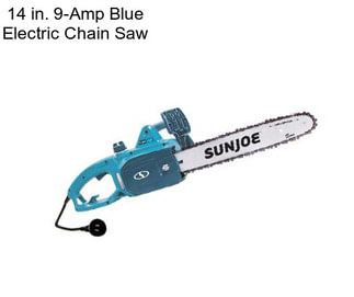 14 in. 9-Amp Blue Electric Chain Saw