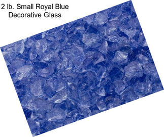 2 lb. Small Royal Blue Decorative Glass