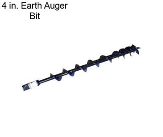 4 in. Earth Auger Bit