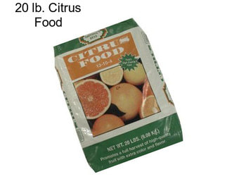 20 lb. Citrus Food