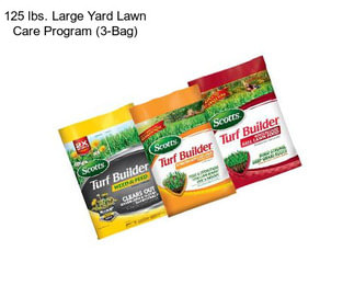 125 lbs. Large Yard Lawn Care Program (3-Bag)