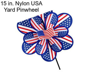 15 in. Nylon USA Yard Pinwheel