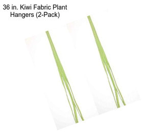 36 in. Kiwi Fabric Plant Hangers (2-Pack)