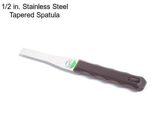 1/2 in. Stainless Steel Tapered Spatula