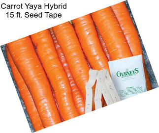 Carrot Yaya Hybrid 15 ft. Seed Tape